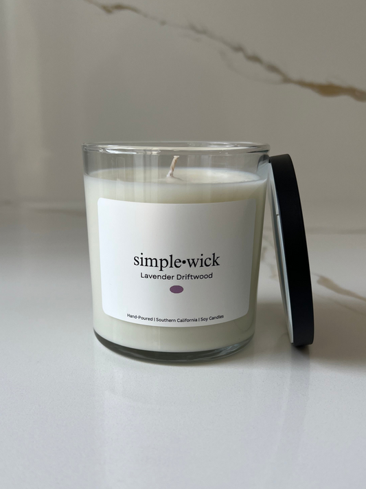 Lavender Driftwood - Soy Wax Candle